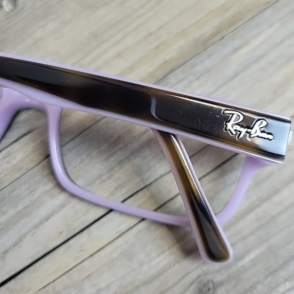 Ray-Ban RB5169 5240 Eyeglasses Frame Brown Tortoise Purple 52-16-140 Rectangular